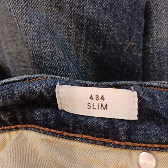 J CREW Men's Jeans Slim 30 x 30 Kurabo 484 Blue Denim Whiskered - Picture 13 of 16